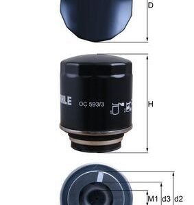 Oil Filter - OC593/3
